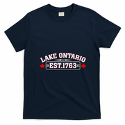 Lake Ontario Est 1763 T-Shirt - Navy Blue