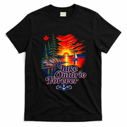 Lake Ontario Forever EST 1867 Canada Sailboat T-Shirt - Black