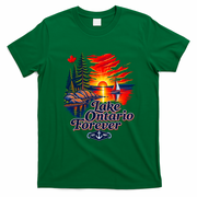 Lake Ontario Forever EST 1867 Canada Sailboat T-Shirt - Irish Green