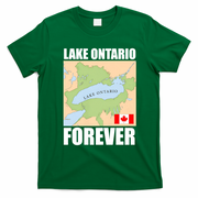 Lake Ontario Forever Funny Anti Lake America T-Shirt - Irish Green
