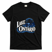 Lake Ontario Vintage Canada T-Shirt - Black