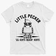 Little Pecker Club Woodpecker T-Shirt - White