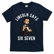 Lincoln Says 6-7 T-Shirt - Navy
