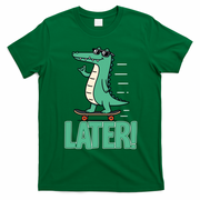 Later Skater Alligator T-Shirt - Irish Green