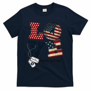 Love Space Force Mom Graduation Proud Space Force Mom T-Shirt - Navy