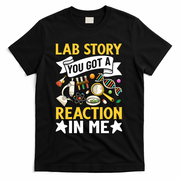 Lab Story Lab Week Medical Laboratory Technician Team  T-Shirt - Black