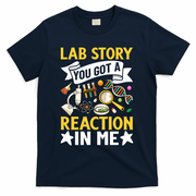 Lab Story Lab Week Medical Laboratory Technician Team  T-Shirt - Navy
