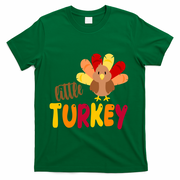 Little Turkey Cute Thanksgiving Holiday T-Shirt - Green