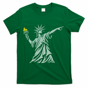 Liberty Throwing Flames T-Shirt - Green