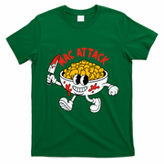 Mac Attack And Cheese Funny Food Meme T-Shirt - Irish Green