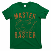 Master Baster Funny Turkey Print Happy Thanksgiving Day T-Shirt - Green