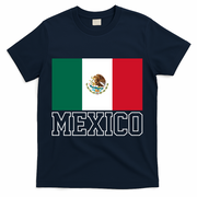 Mexico Country Flag Mexican Fan T-Shirt - Navy