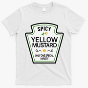 Mustard Condiments Group Halloween Costumes T-Shirt - White