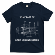 Mechanical Engineer Gift T-Shirt - Navy