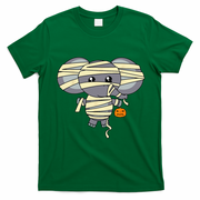 Mummy Elephant Trick Or Treating Costume Cute Halloween Gift T-Shirt - Irish Green