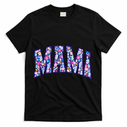 Mama Floral T-Shirt - Black