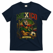 Mexico Fútbol Y Calle Soccer Fan T-Shirt - Navy Blue
