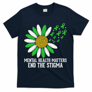 Mental Health Matters End The Stigma T-Shirt - Navy
