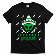 Martian Illegal Alien Mexican Area51 Funny Halloween Gift T-Shirt - Black