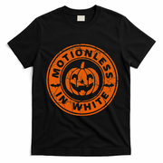 Motionlesses In White Pumpkin Scary Halloween Vintage T-Shirt - Black