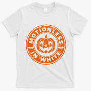 Motionlesses In White Pumpkin Scary Halloween Vintage T-Shirt - White