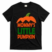 Mommys Little Pumpkin Halloween Cute T-Shirt - Black