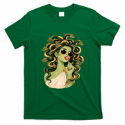 Medusa Lollipop Sunglasses Snake Vintage Greek Mythology T-Shirt - Irish Green