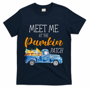 Meet Me At The Pumpkin Patch Cute Halloween T-Shirt - Navy