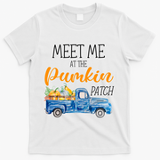 Meet Me At The Pumpkin Patch Cute Halloween T-Shirt - White