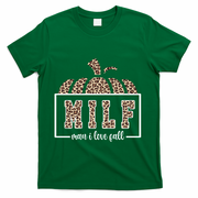 MILF Man I Love Fall Cheetah Pumpkin Cute T-Shirt - Green