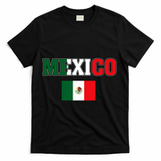 Mexico Mexican Jersey Flag T-Shirt - Black