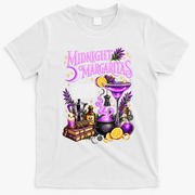 Mignight Margaritas Witchy Cocktail Potion T-Shirt - White