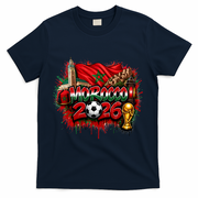 MOROCCO North America Soccer Tournament 2026 T-Shirt - Navy