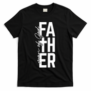 Man Of God Father Jeremiah 17:7 Front And Back T-Shirt - Black