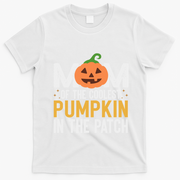 Mom Of The Coolest Pumpkin In The Patch Matching Halloween Cool Gift T-Shirt - White