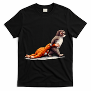 Monkey Punch Baby Little Punch Big Love T-Shirt - Black