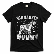 Miniature Schnauzer Mummy Halloween Gift T-Shirt - Black