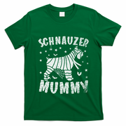 Miniature Schnauzer Mummy Halloween Gift T-Shirt - Irish Green