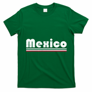 Mexico Soccer Stripe Jersey Logo Fan T-Shirt - Irish Green