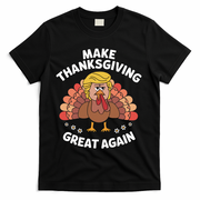 Make Thanksgiving Great Again Theme T-Shirt - Black