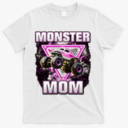 Monster Truck Mom T-Shirt - White