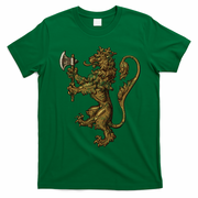 Norwegian Coat Of Arms Norway Lion T-Shirt - Irish Green