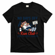 No Days Off Run Club See You Next Season T-Shirt - Black