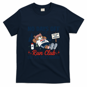 No Days Off Run Club See You Next Season T-Shirt - Navy Blue