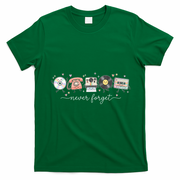 Never Forget Beloved Old Technology T-Shirt - Irish Green