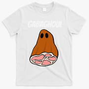 New Jersey Slang Halloween Dry Cured Meat Gabaghoul Gabagool T-Shirt - White