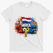 NETHERLANDS North America Soccer Tournament 2026 T-Shirt - White