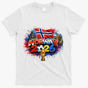 NORWAY North America Soccer Tournament 2026 T-Shirt - White