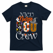 Nicu Nurse Boo Crew Funny Halloween Nicu Nurse Party Costume T-Shirt - Navy Blue