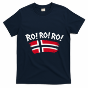 Norwegian Pride RO! RO! RO! Norway T-Shirt - Navy Blue